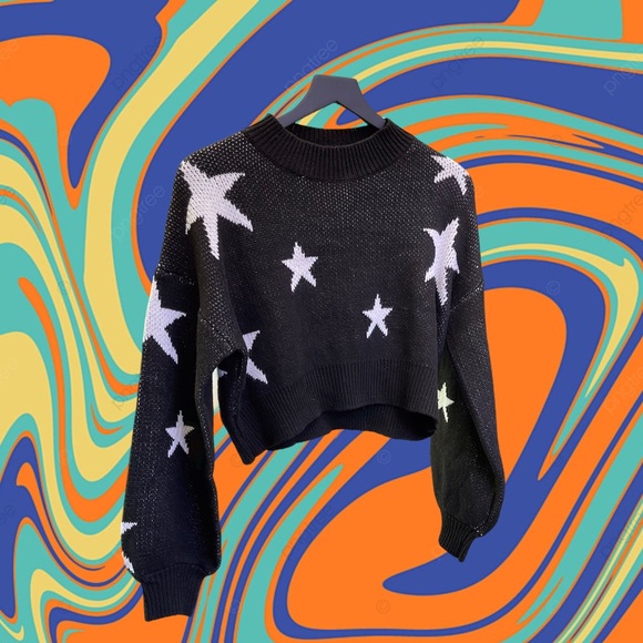 SHEIN Sweaters - Shein Star Sweater